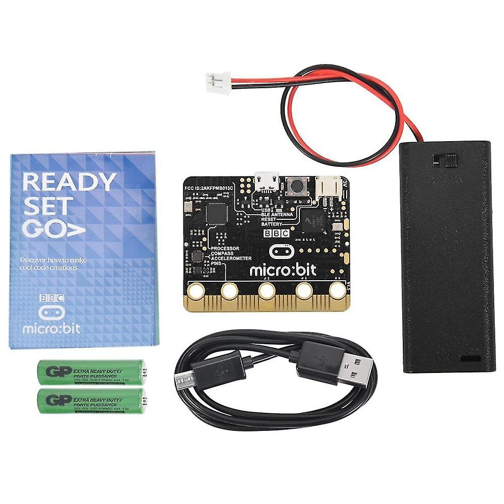 ערכת Microbit Go Bbc ערכת רכב חכמה / qtruck / python חינוך מיקרוביט תומך בבינה מלאכותית ולמידת מכונה