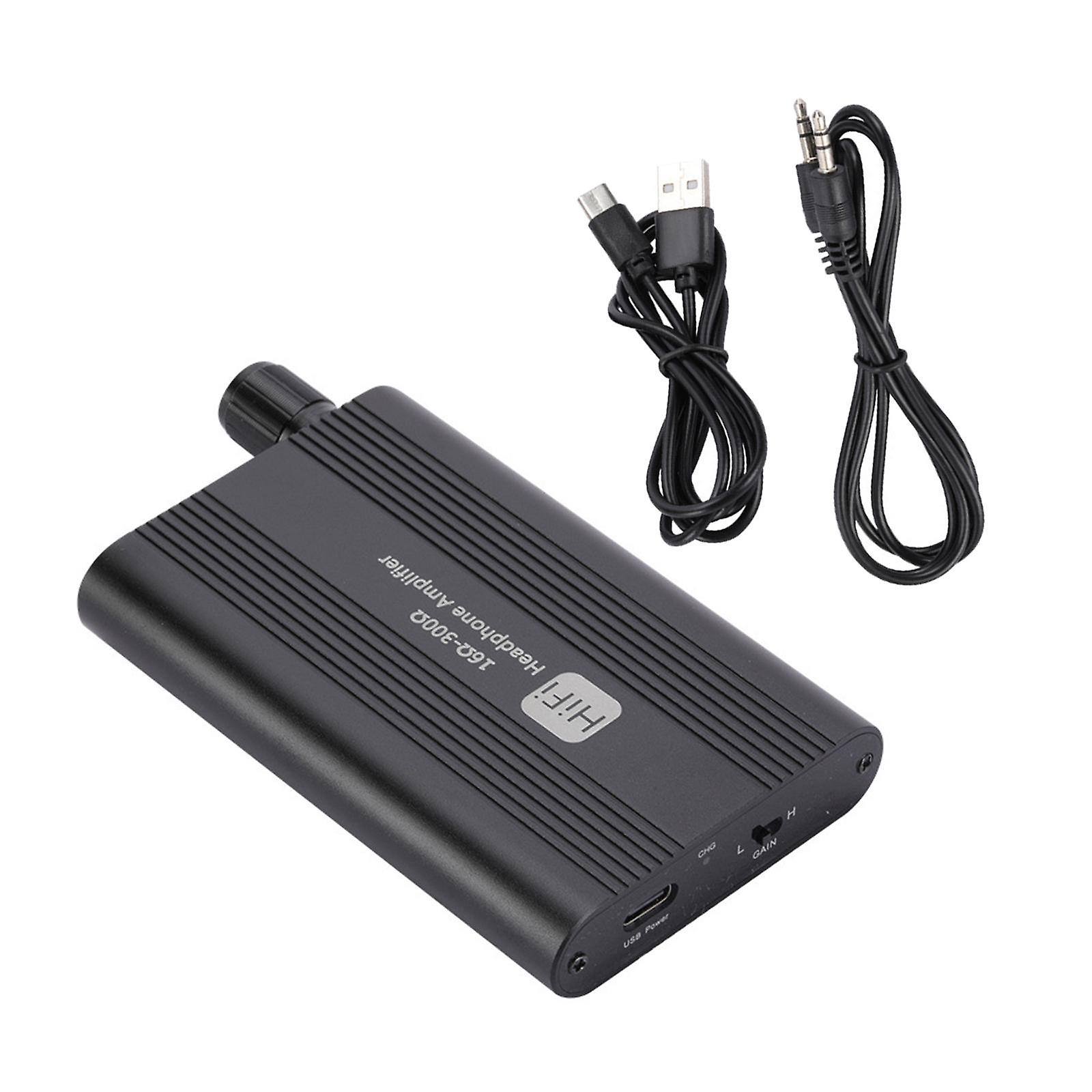 Headphone Volume Amplifier Two Stage GAIN Switch Durable Plug in Play 3.5mm Headset Amplifier for Audio Digital Devices Phone