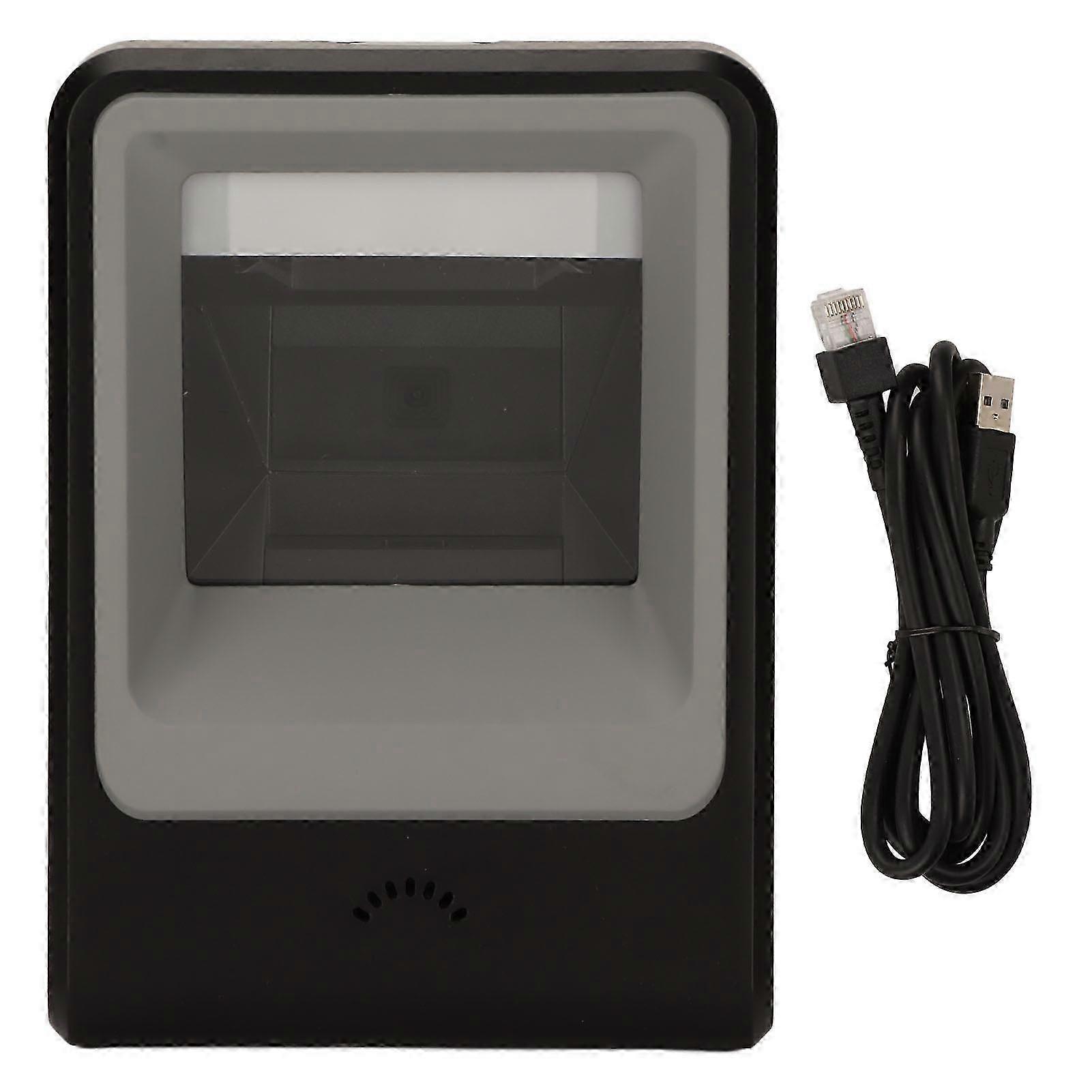 QR-Code-Scanner, hochempfindlicher 1D- und 2D-Code-Scanner, kabelgebundener Desktop-Barcode-Scanner für Supermärkte und Geschäfte