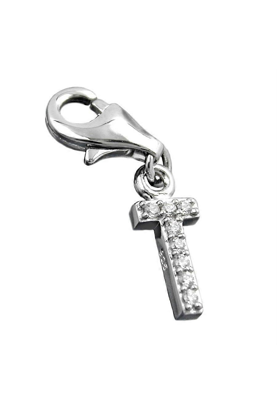 Pendant Charm Letter T Silver 925 - Gl90965