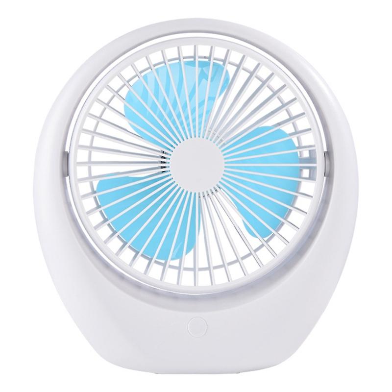 USB Desktop Fan Enhances Airflow, Noisefree, 3Speeds Rechargeable Quiet Fan