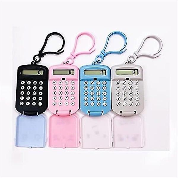 4-Piece Pocket Calculator Set - Basic and Small 4-Function Calculators