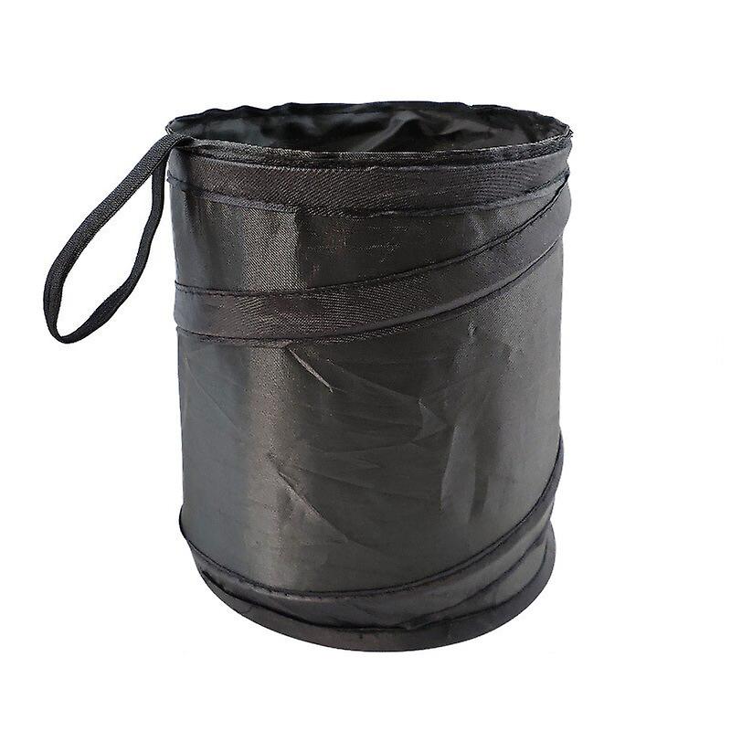 Car Trash Can Portable Durable Foldable Hanging Car Storage Bucket Chair Back Oxford Cloth Storage Bag Trash Can 1pc