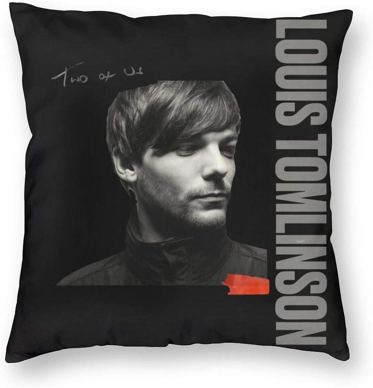 ?ルイトムリンソンスクエア枕カバーマルチサイズスロー枕カバーホームオフィスソファデコレーション20 "x20"