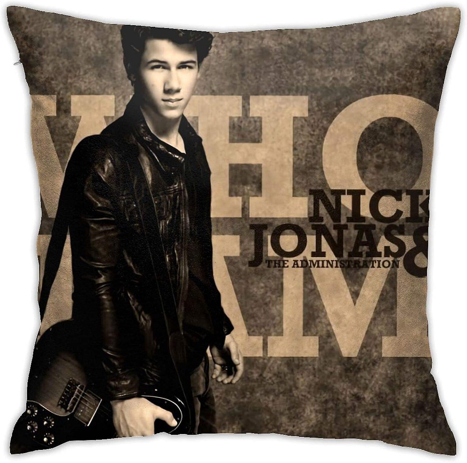 Nick Jonas Soft Comfortable Pillow Case Square PillowCase Home Unique Decoration AB-3803