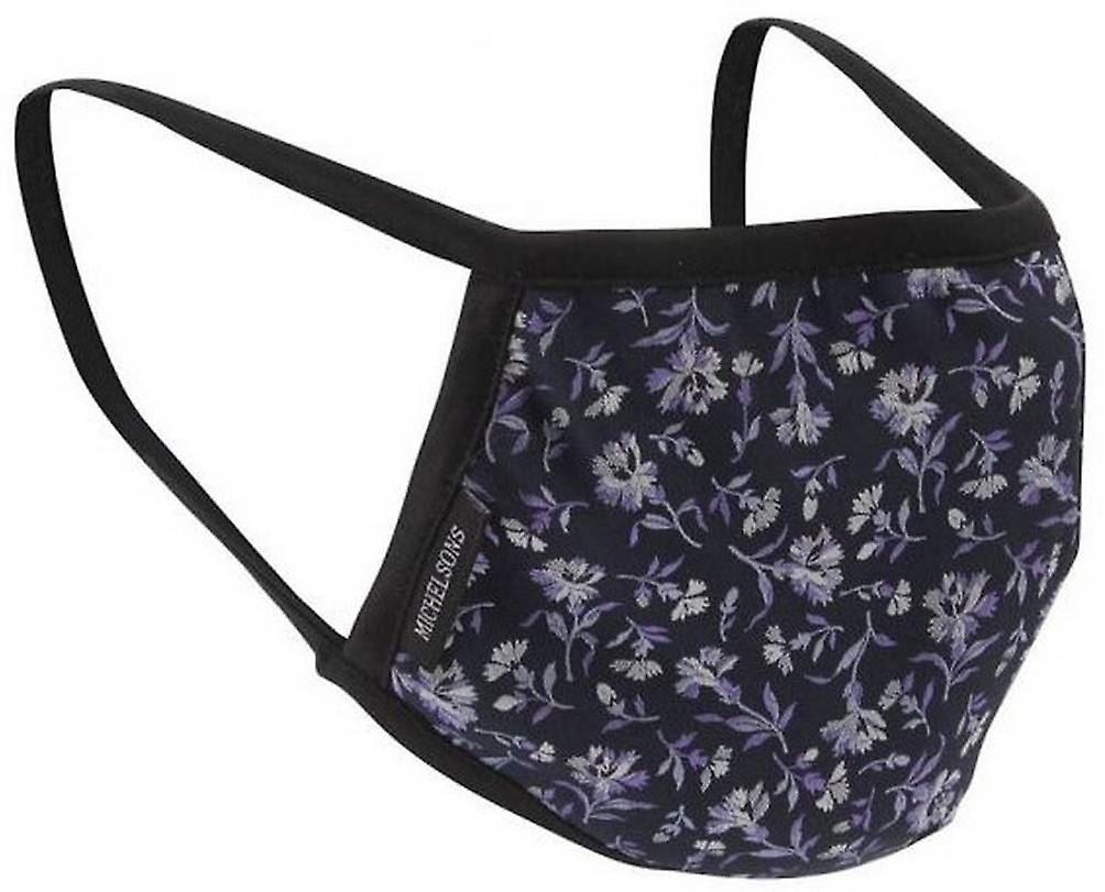 Michelsons of London Irregular Floral Face Covering - Lilac