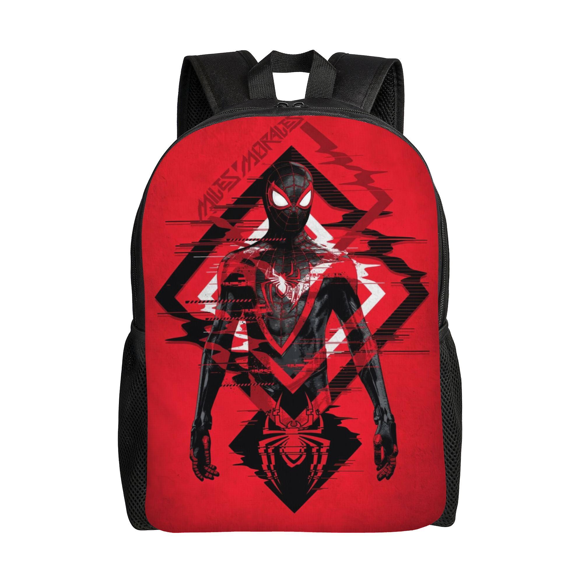 Spider Man Backpack, Adult Kids Simple Lightweight Casual Backpack for Children Student, Travel Backpack Laptop Backpack for College Work Camping