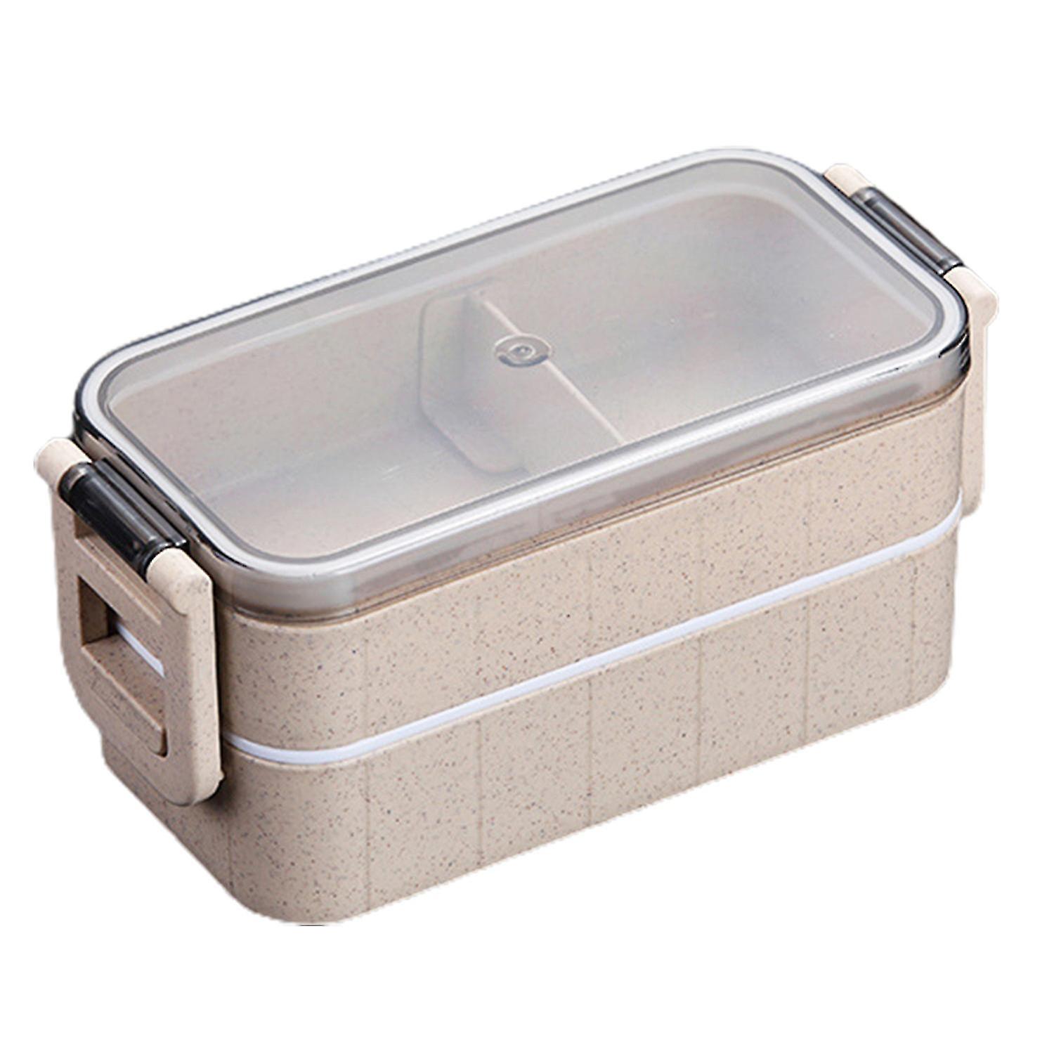 BoSaiD Lunch Container with Clear Lid Sealed Well Plastic Compartment Design Bento Lunch Box Picnic