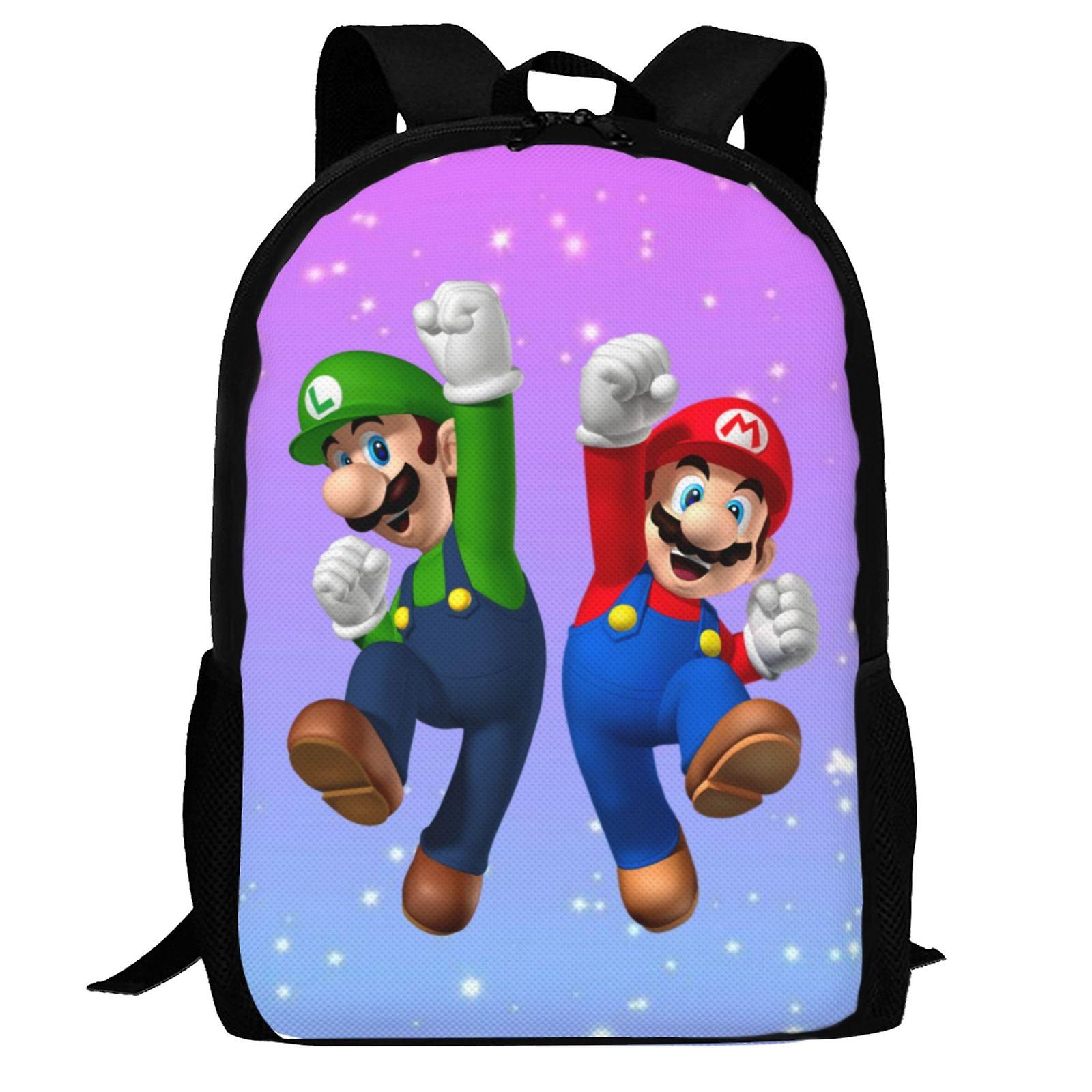 Super Mario Backpack,Laptop Backpack Lightweight Casual DaypackMulti-Function Travel Backpack