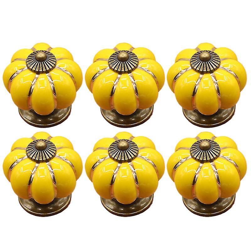 6pcs Ceramic Pull Handle