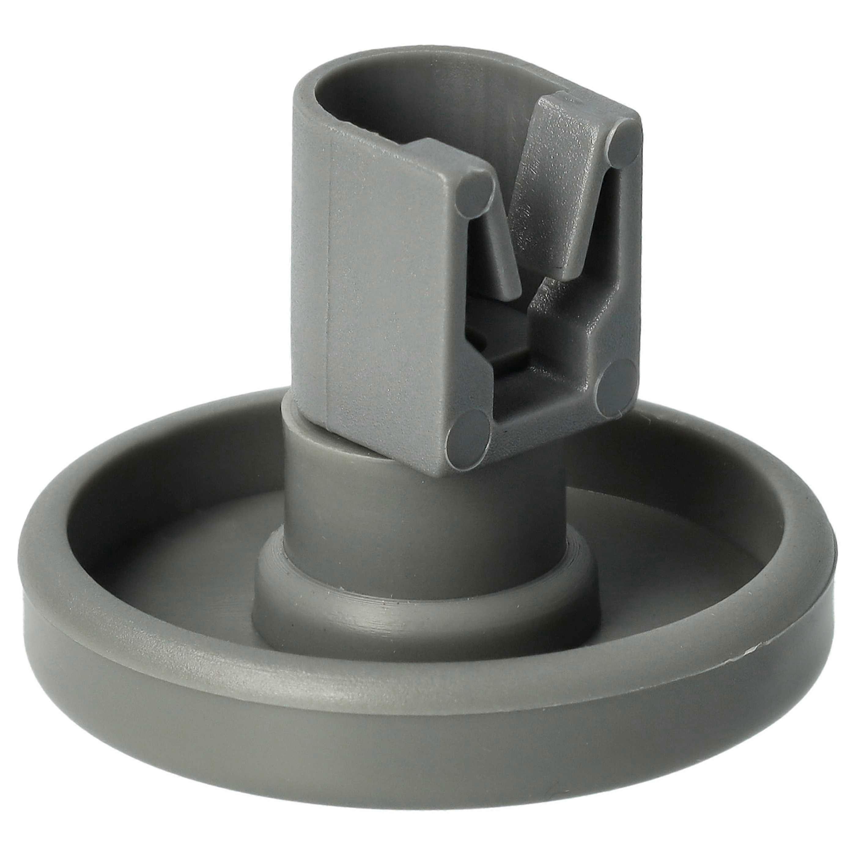 Rouleau de panier vhbw pour panier inférieur compatible avec Electrolux ESL624, ESL6185, ESL6163, ESL63010, ESL6143 ESL6164 lave-vaisselle - diamètre 40 mm