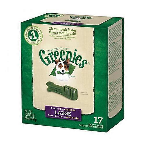 Greenies Large Dental Dog Treats, 17 count
