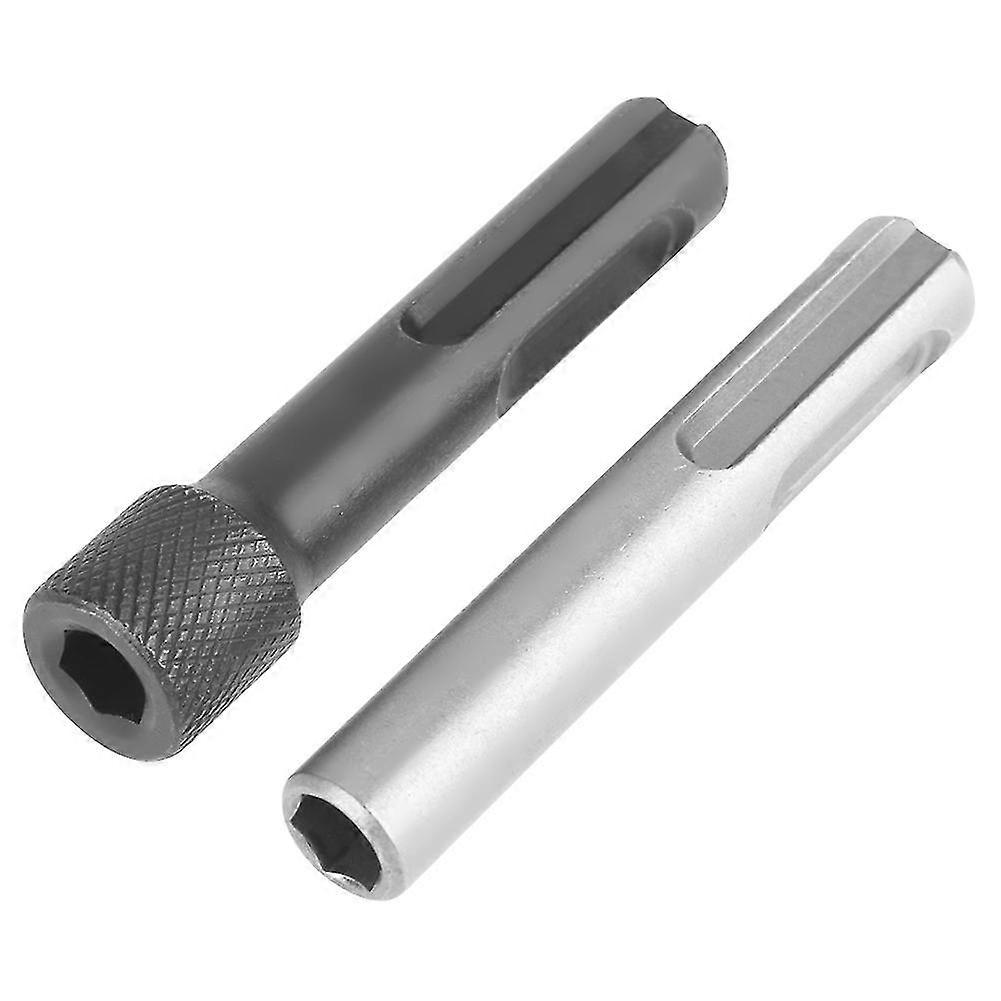 2pcs 1/4" Portable Magnetic Hex Shank Sds Screwdriver Bit Holder Socket Adaptor