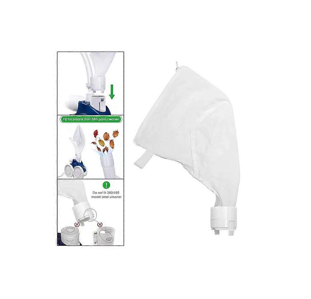 Pool Cleaning Filter Bag Replaceable Zipper Bag For Polaris 360*380 1pc Filter Bag