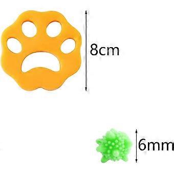 10 Pieces Hair Washing Machine Pet Hair Removal Brushes Anti Hair Ball Washing Ball Pet Hair Remover Washing Machine Ball Reusable Hair Remover