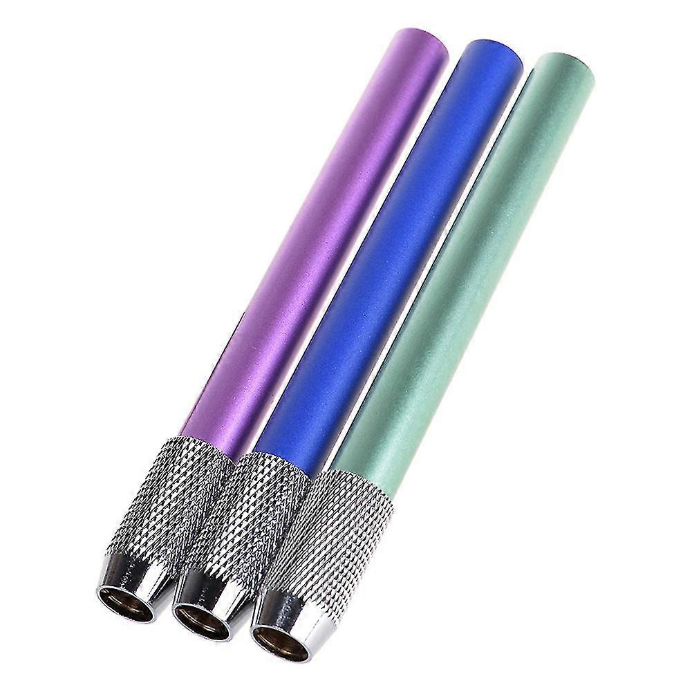 3pcs metal lápis alongado extensor titular aleatório