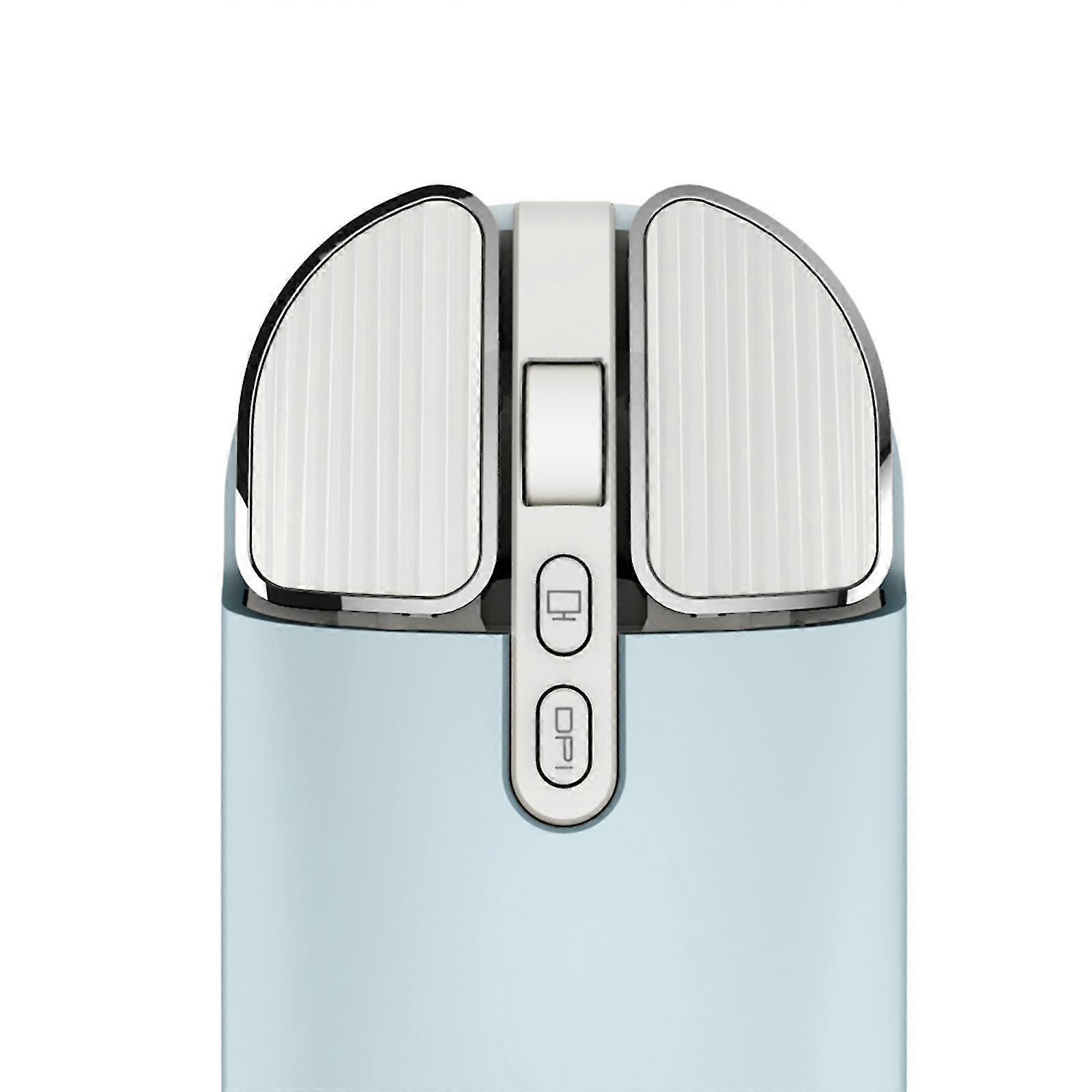 Cordless Mouse Silent Mouse Dual Modes Bt5.1 And 2.4ghz Rechargeable Wireless