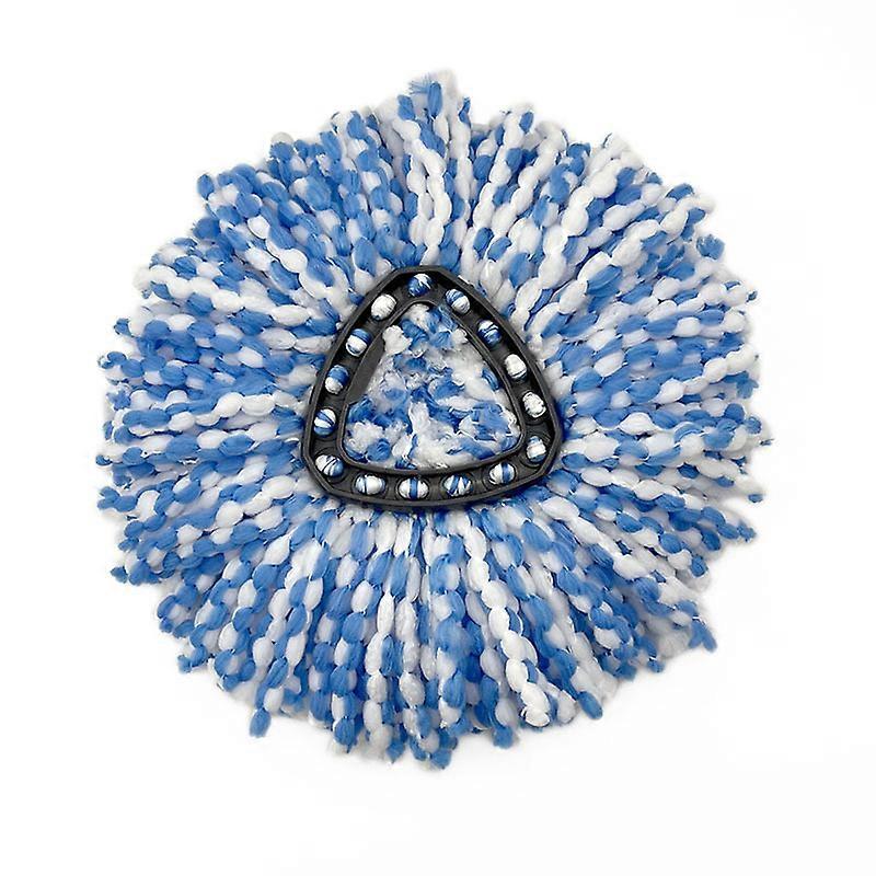 Blue spin mop replacement head triangle mop head