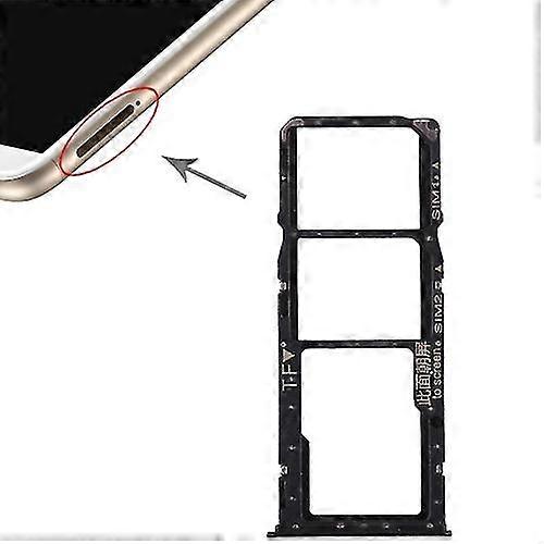 2 Sim Card Tray + Micro Sd Card Tray For Huawei Enjoy 8 Plus