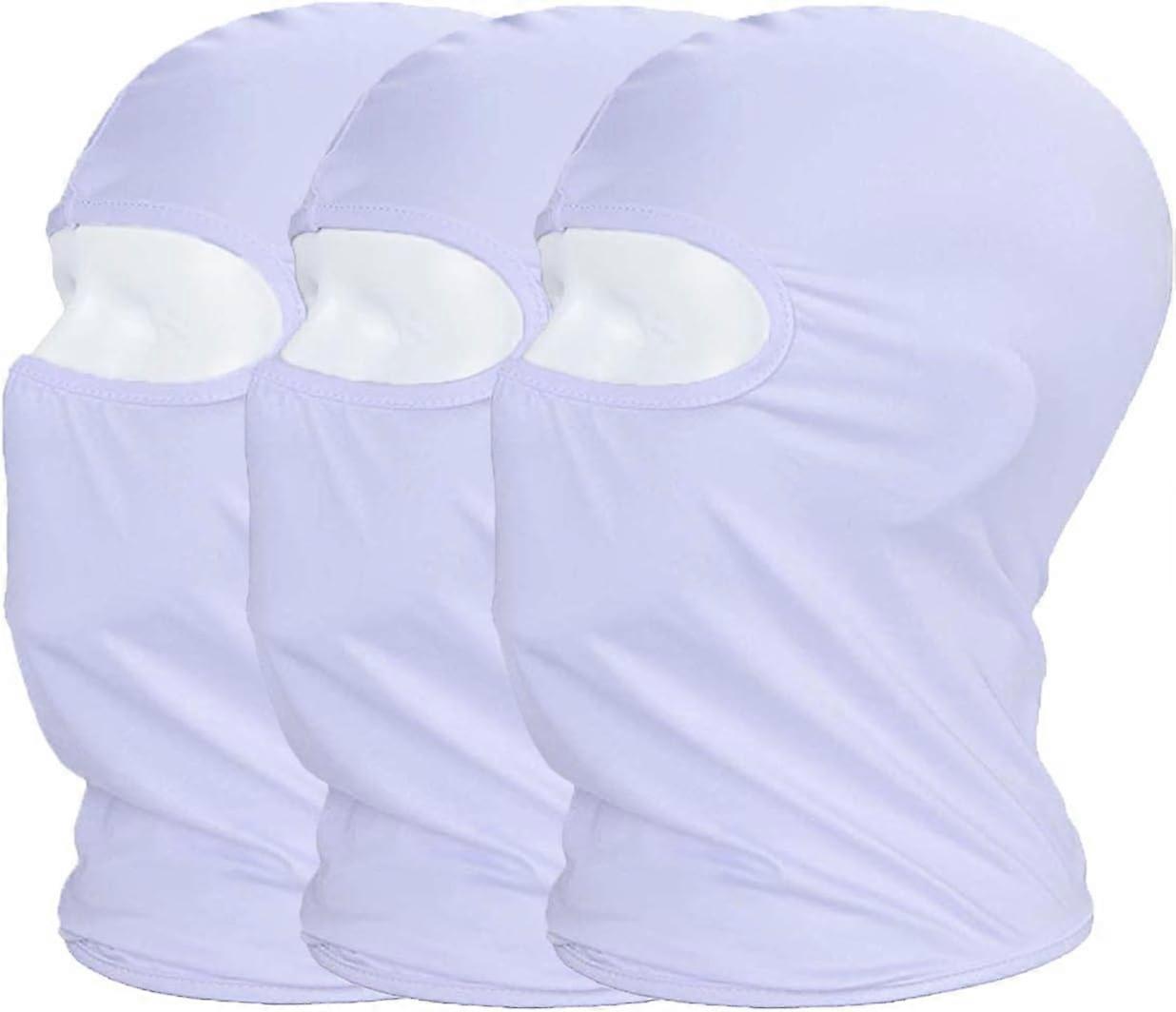 3 Pack Summer Balaclavas Thin Elastic Fabric Breathable for Cycling and Outdoor Sports - UV and Dust