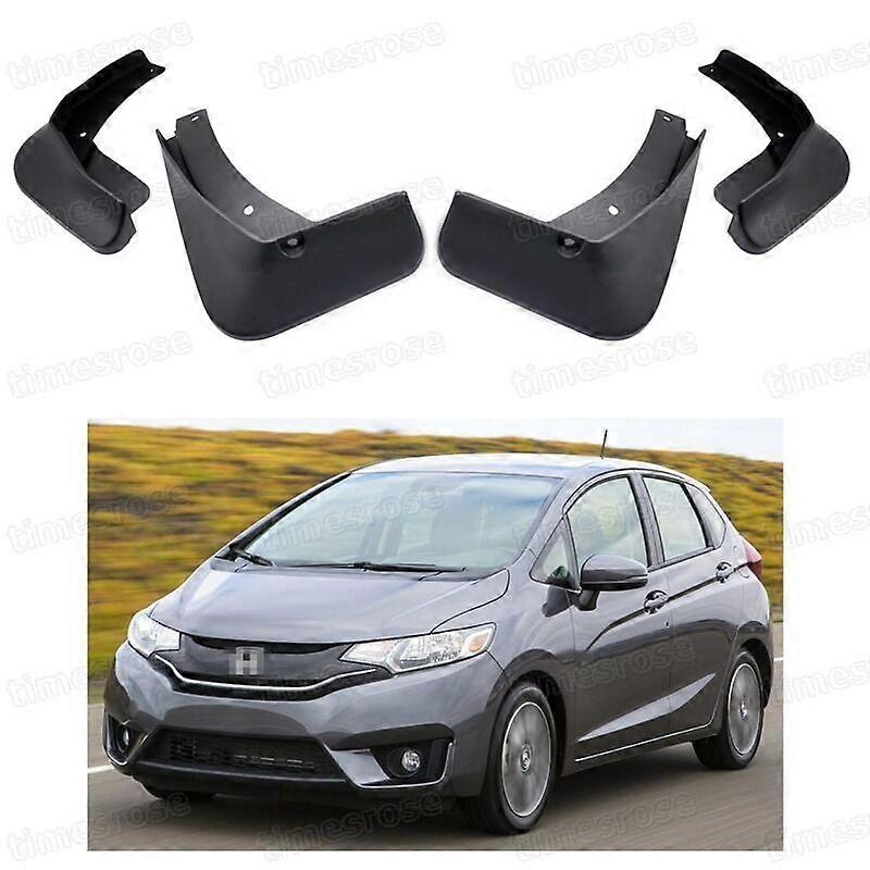 4Pcs Mud Flaps Splash Guard Fender Mudguard fit for Honda JAZZ Hatchback 2016-17
