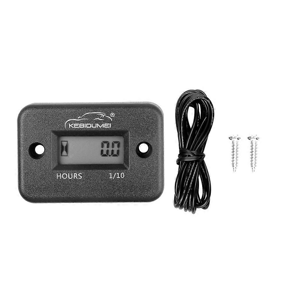 High Performance Car Digital Engine Tach Tachometer Hour Meter Inductive For Motorcycle Car Motor Stroke Engine
