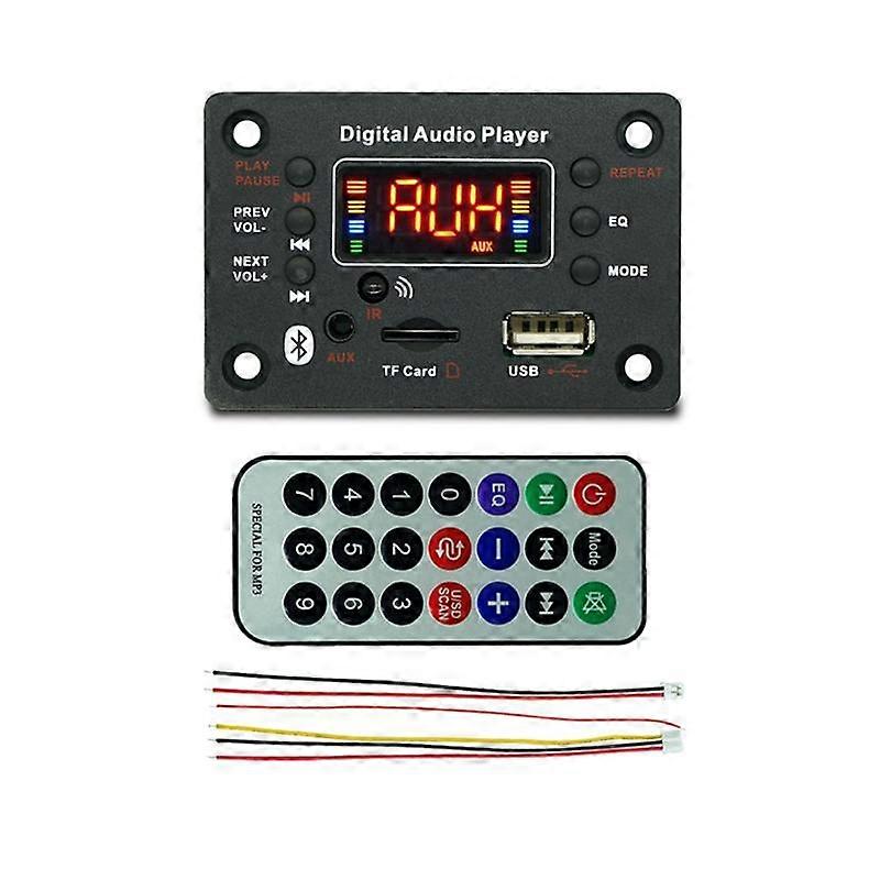 MP3 Player Module Bluetooth-Compatible JQ- with Power Amplifier Decoder Board Amplifier Car FM Radio Module