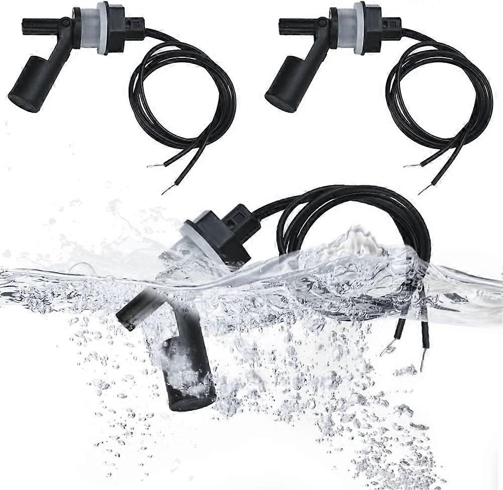 set of 3 water level sensors, float switches, pump water level sensors, and automatic water level switches for swimming pools and aquariums