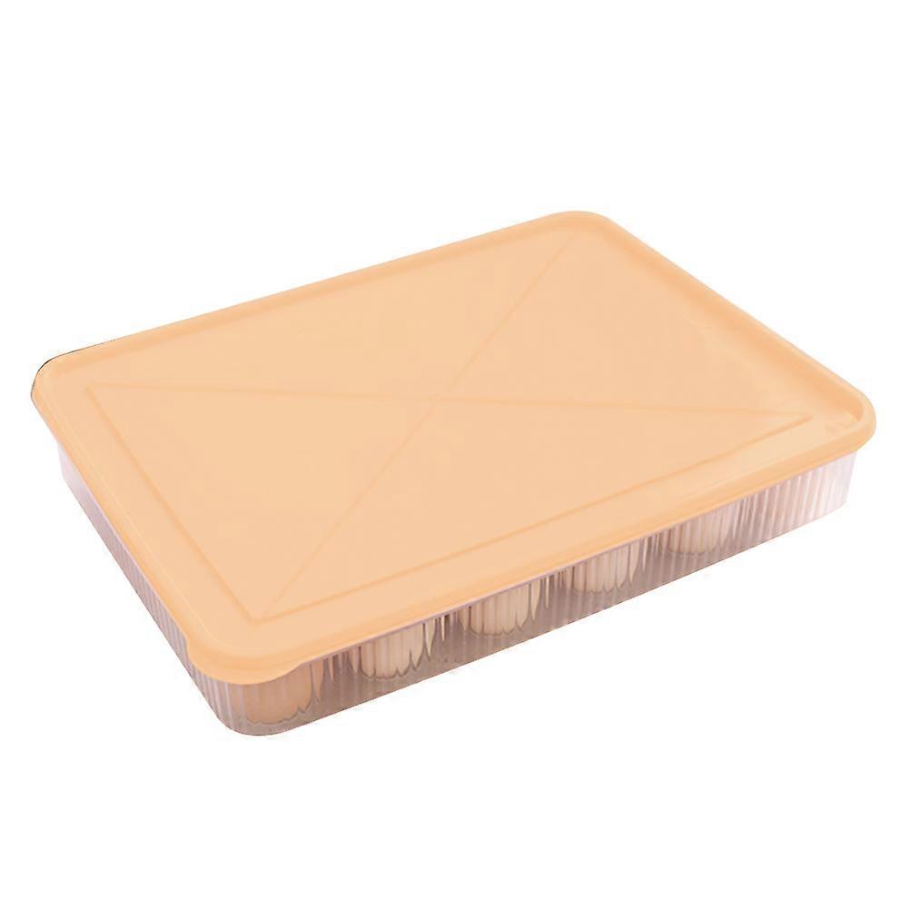 Multi color covered egg storage box (pink)