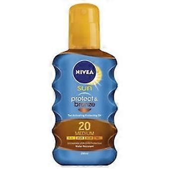 Nivea - Sun Protect & Bronze Öl LSF 20 200ml