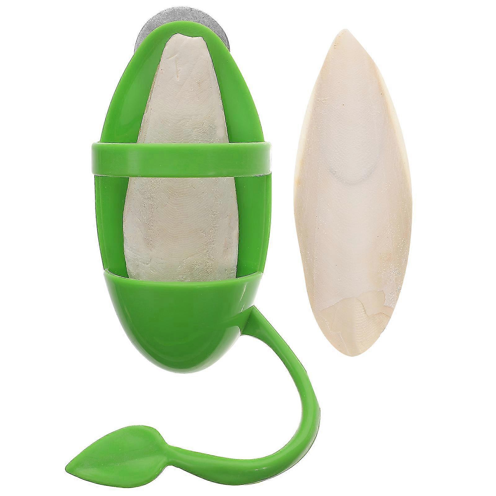 1 Set Of Cuttlebone Parrot Feeding Bracket Hanging Feeding Bird Bowl Bird Feeder