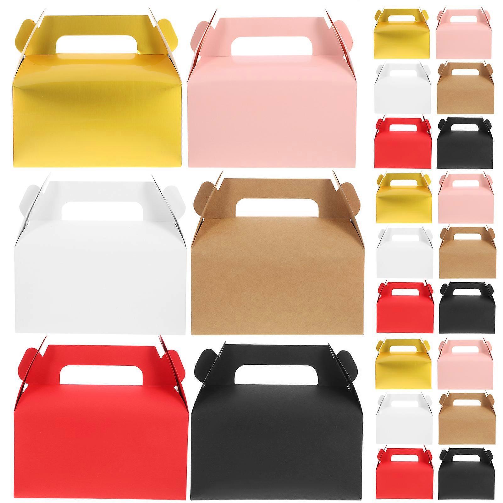 24pcs Candy Wrapping Box Paper Case Party Treats Storage Box Wedding Candy Holder