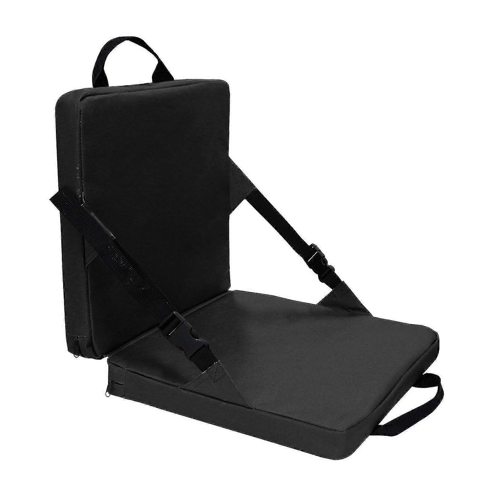 2 Pack Stadium Seats For Bleachers – Adjustable Back Support Portable Padded Cushion