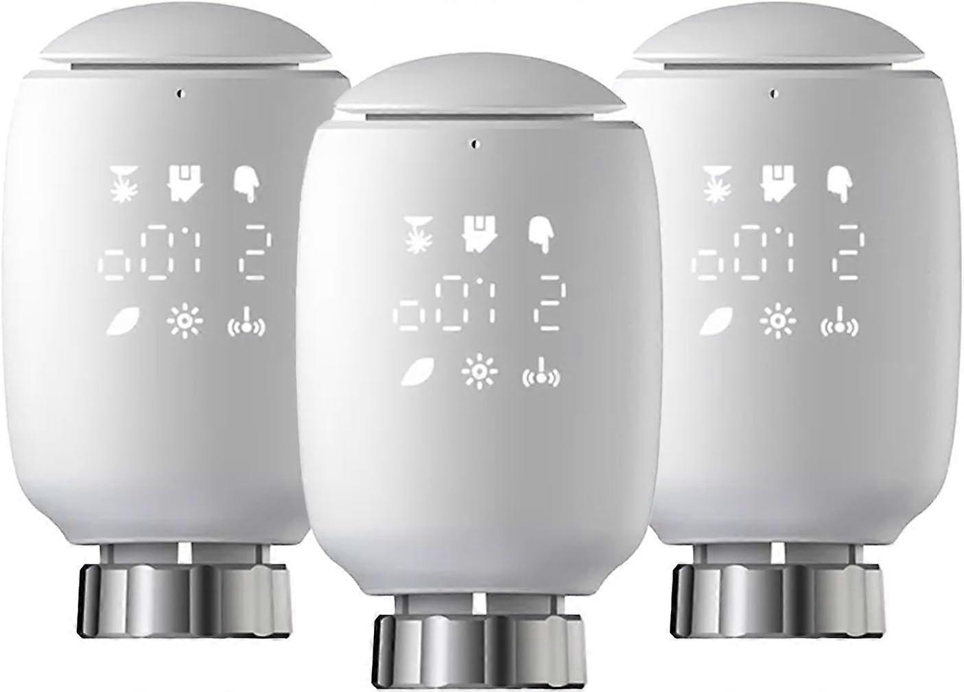 Thermostat Radiator Valve, ZIGBEE Intelligent Radiator Valve, Smart Radiator Valve Mobile Phone APP Temperature Controller, B