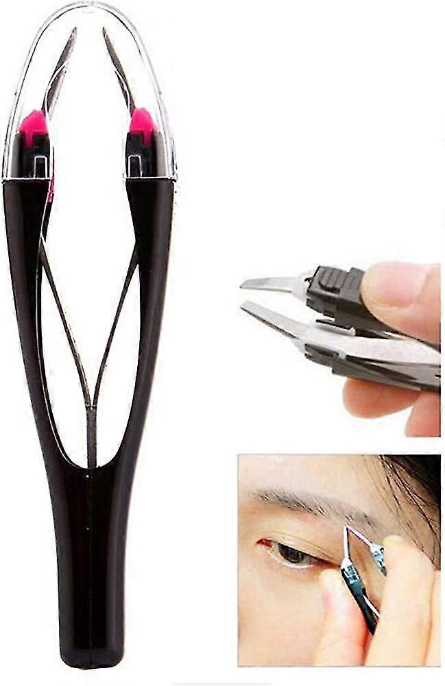 Crday Stainless Steel Automatic Retractable Multifunctional Retractable Eyebrow