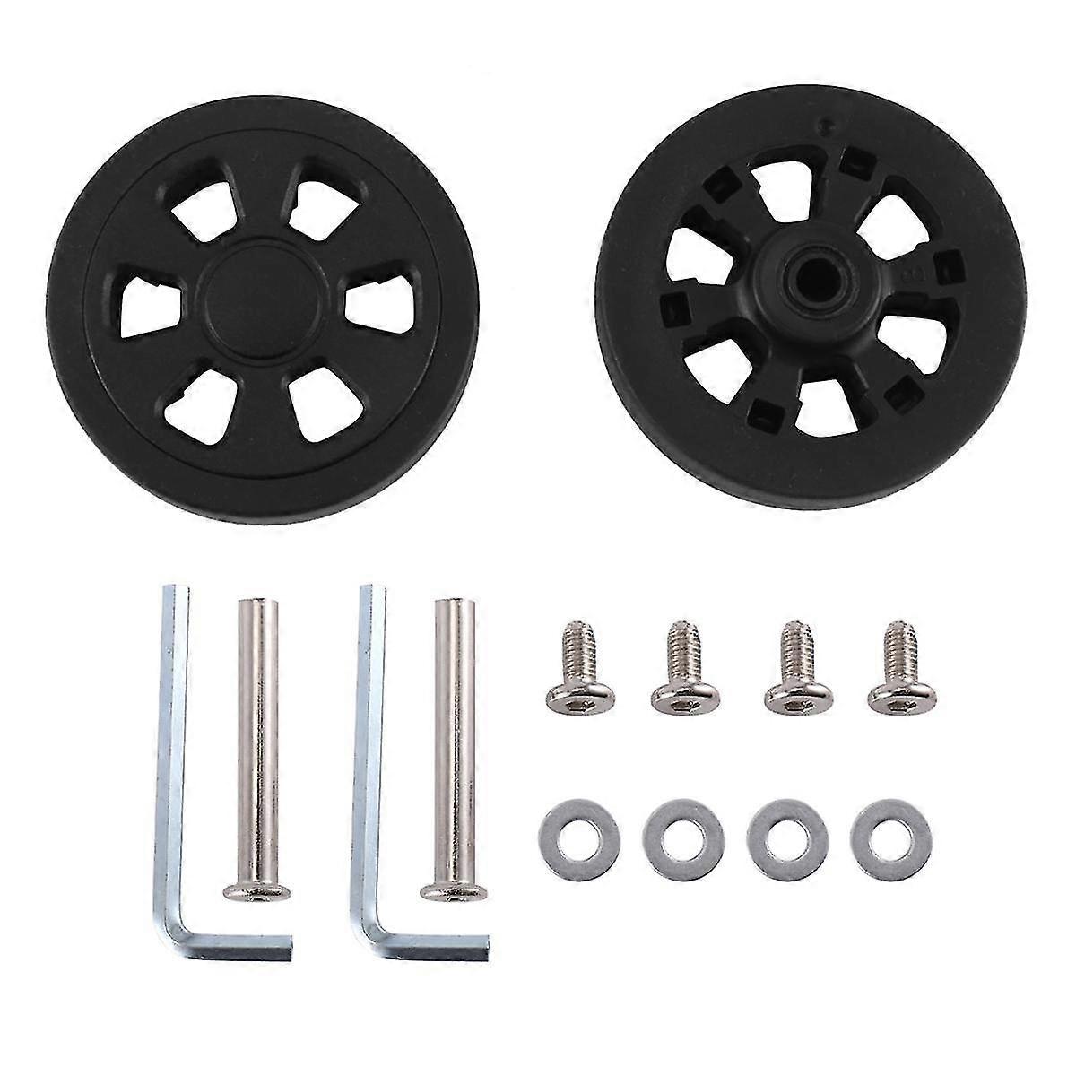 60mm X 12mm الأمتعة عجلات استبدال ارتداء مقاومة حماية البيئة بو حقيبة استبدال