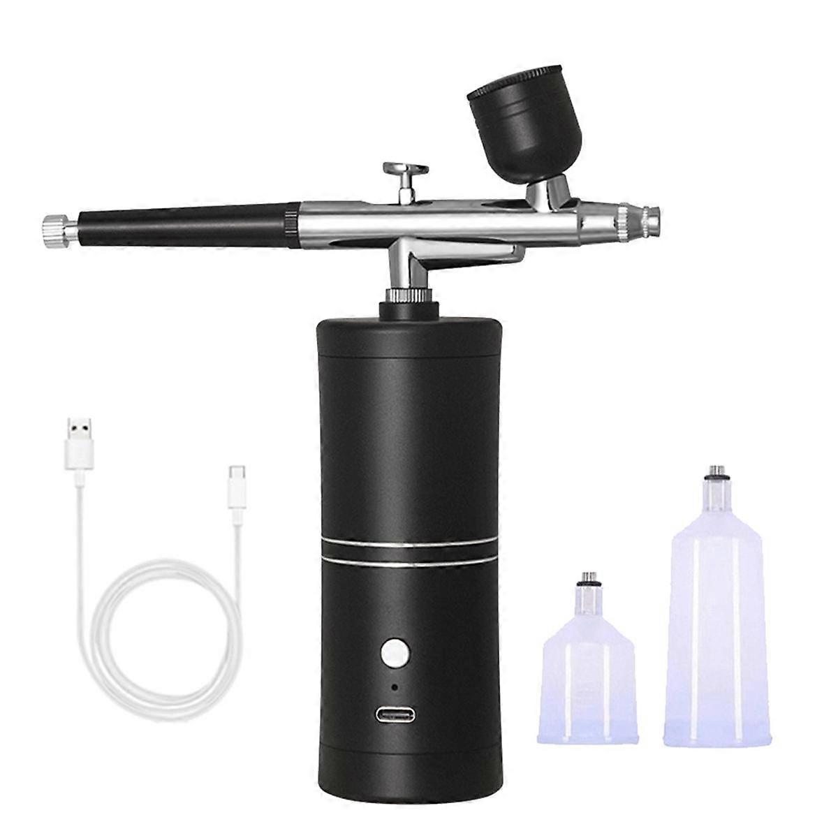 New Airbrush KIT Cordless Rechargeable Compressor Airbrush Set, Automatically Handles Model Painting, Nails, Makeup