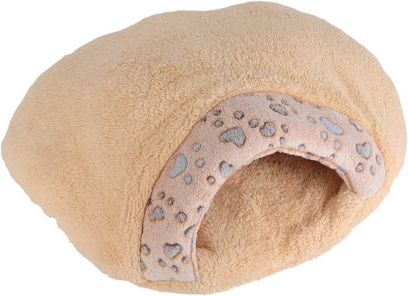 Cat sleeping bag, cat bed with hood, soft self-heating for kitten S