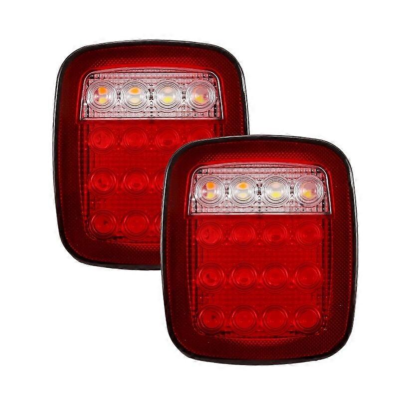 16LEDs Tail Light Brake Reverse Turn Signal Light for Jeep Wrangler CJ TJ YJ (withwithout Turn Signal Function)