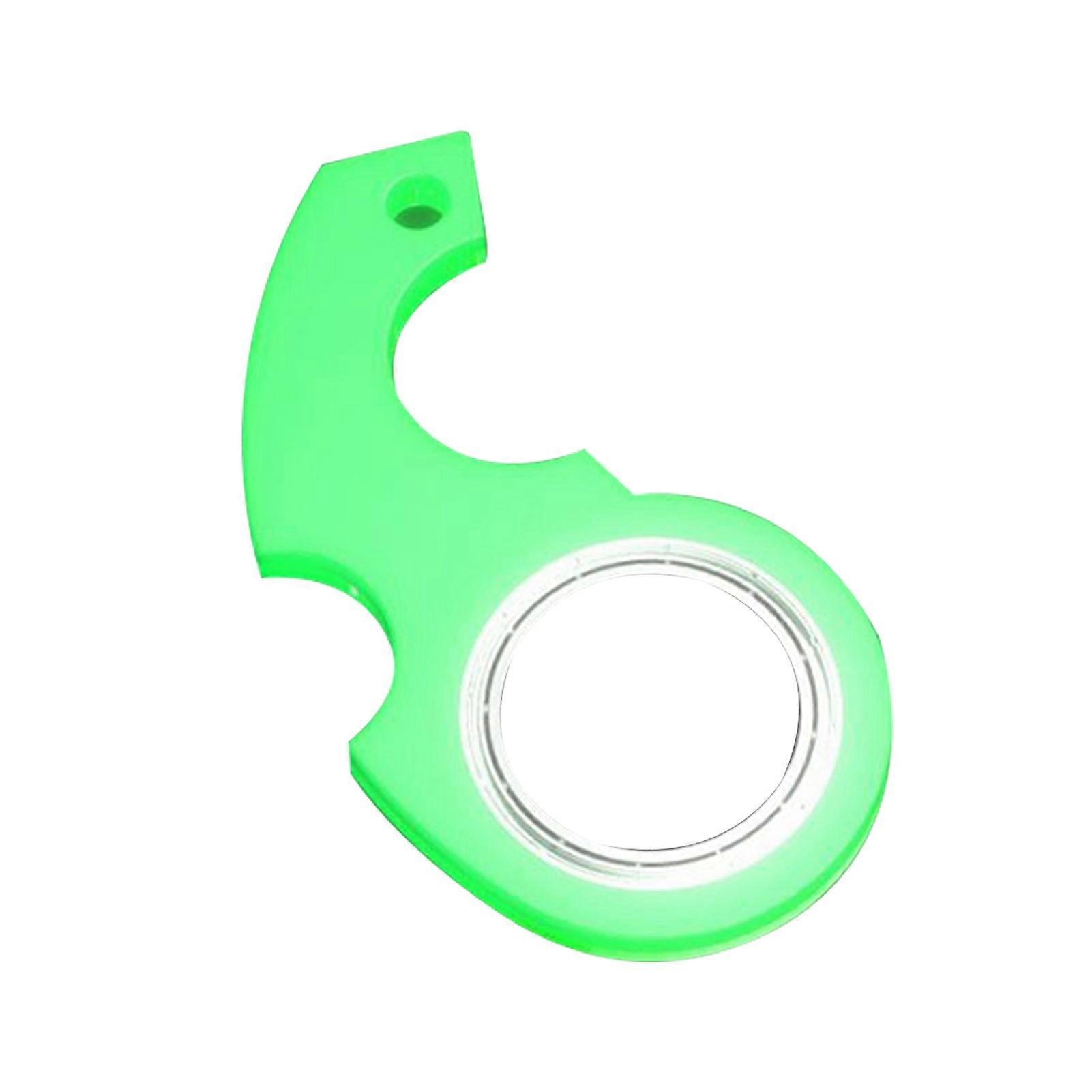 Stress Relief Keychain Spinner Solid Color Lightweight Compact Spinner for Keychain Accessories