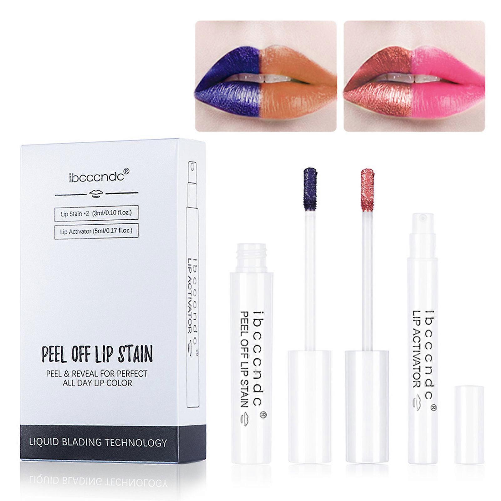Peel Off Lip Gloss Set Easy to Apply and Easy to Tear for Mom Wife Girlfriends as Gift