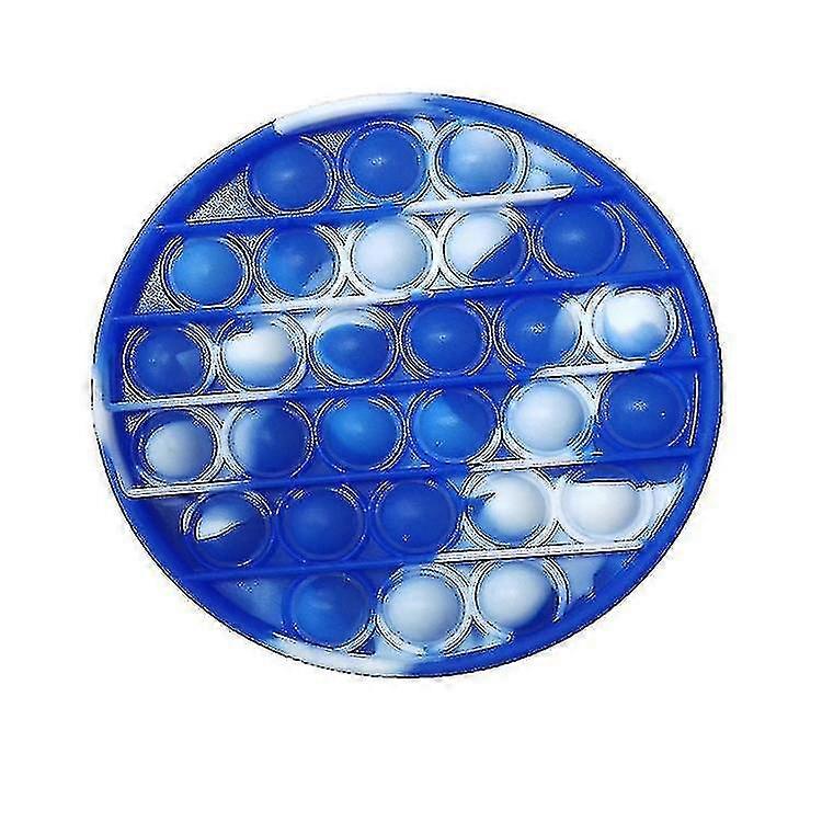 ストレスリリーフ ダークブルーラウンド形おもちゃ