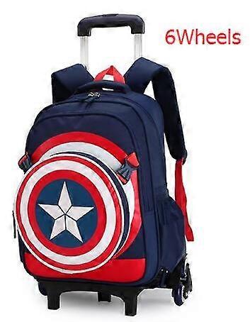 School Trolley backpack for boys wheeled school bag for kids