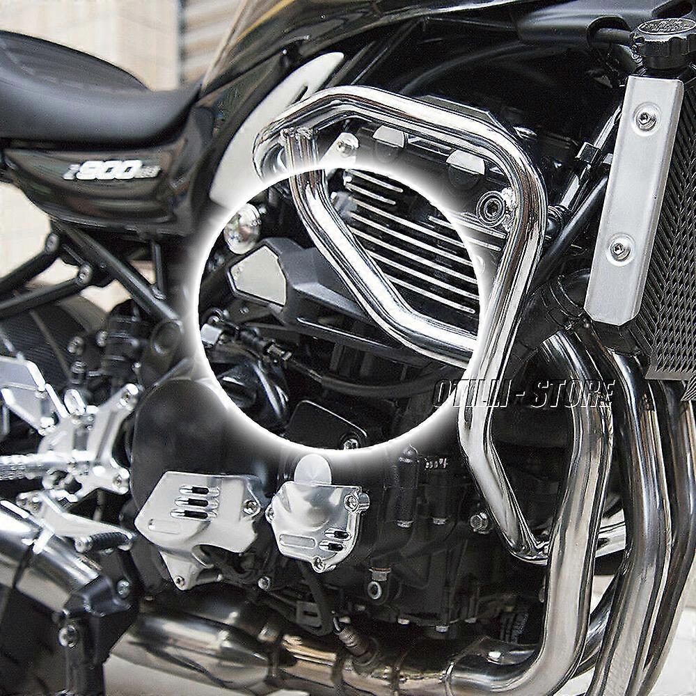 WOOGA Motorrad Seitenverkleidung Für Kawasaki Z900RS - Chrom, ABS Material, 2018-2024