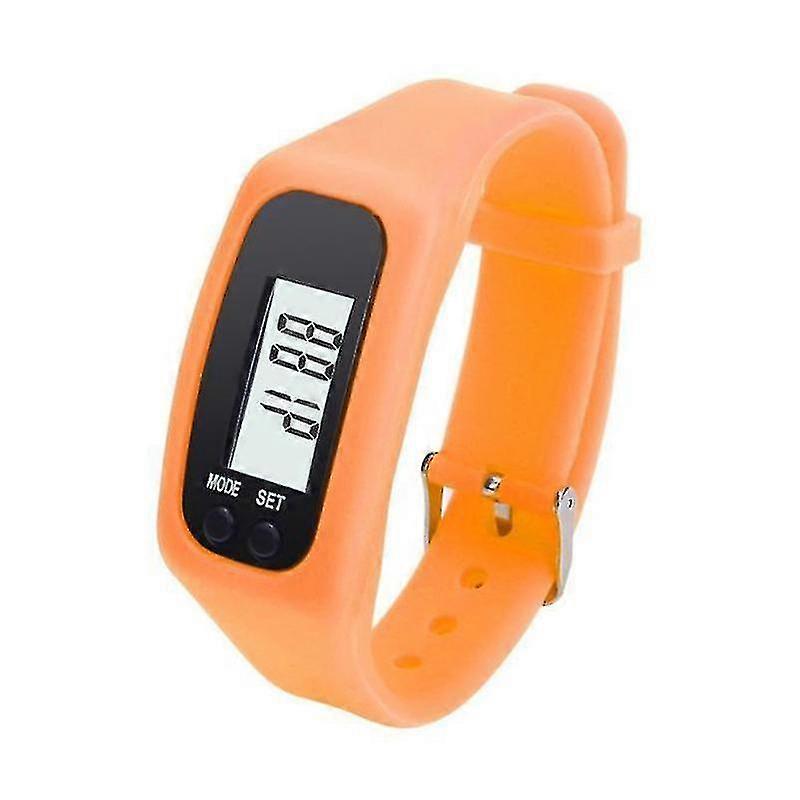 Digital Lcd Pedometer Run Step Walking Distance Calorie Counter 12/24 Hours Time Display Sport