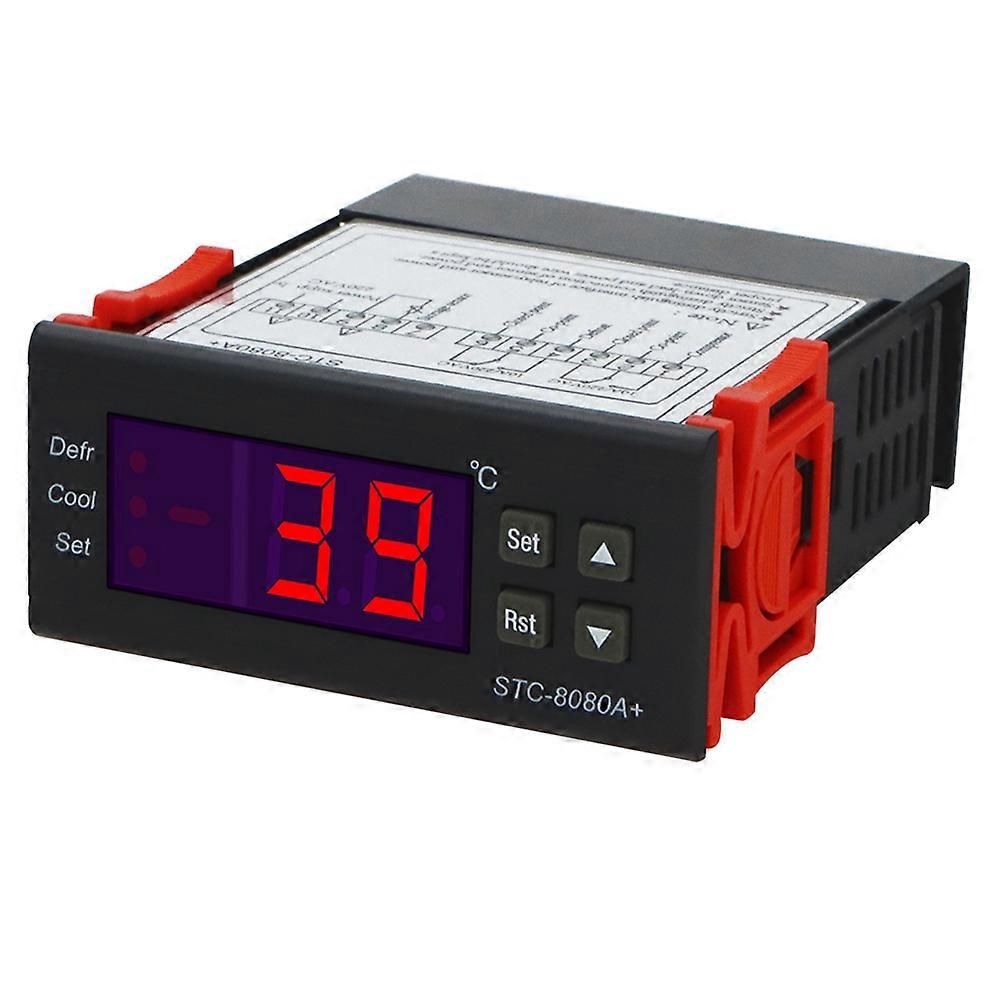 STC-8080A+ Regolatore di temperatura digitale 220V Regolatore per celle frigorifere Sensore igrometro 40%