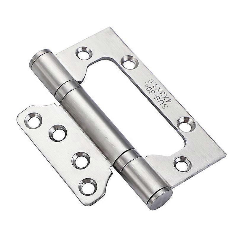 3x Stainless Steel Hinges.4 Inch Rectangular Leaf 100mm Door Hinges