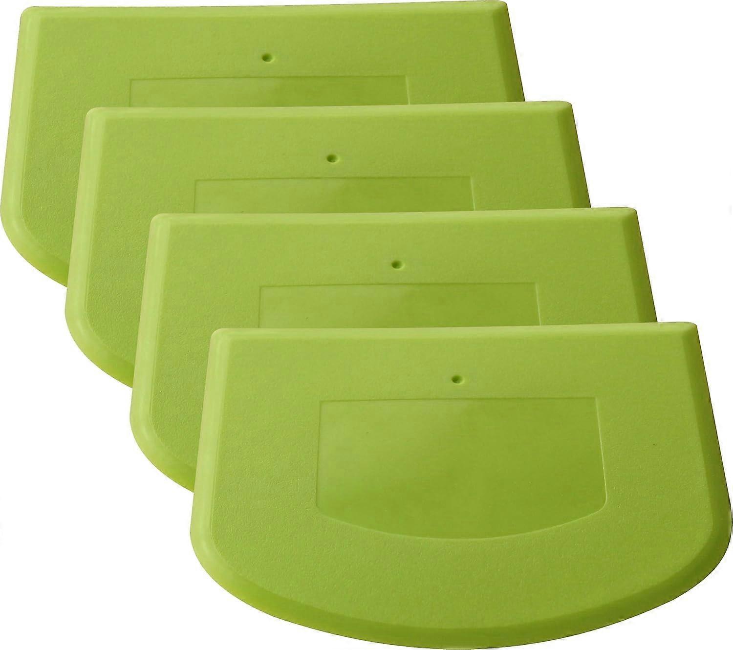Flexible Special Plastic Spatula 4 Pieces