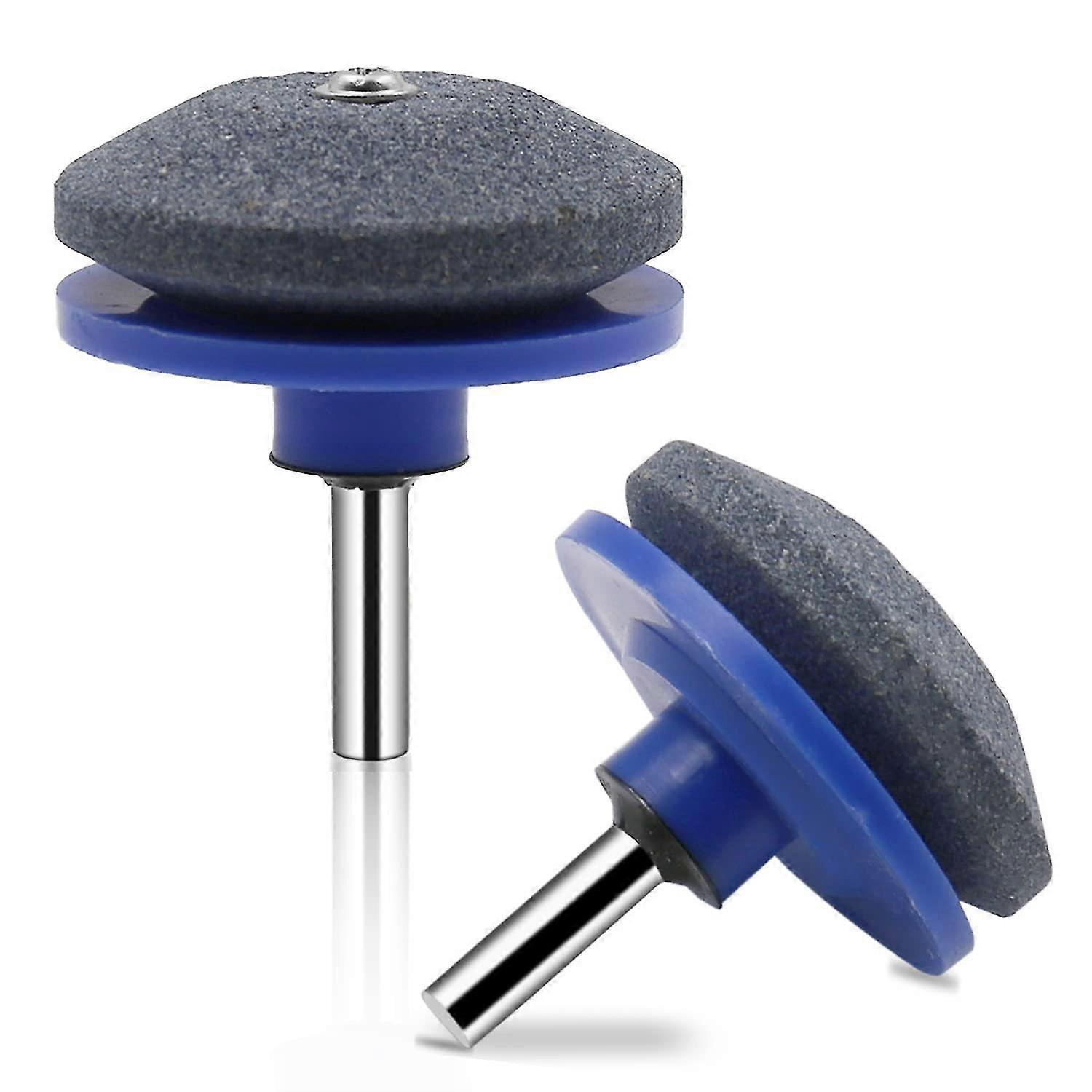 2pcs Lawn Mower Blade Sharpener, Heavy Duty Garden Tool Sharpener, Precise Multipurpose Sharpener For Rotary Lawn Mower, Spades, Hoes, Lawn Edgers Too