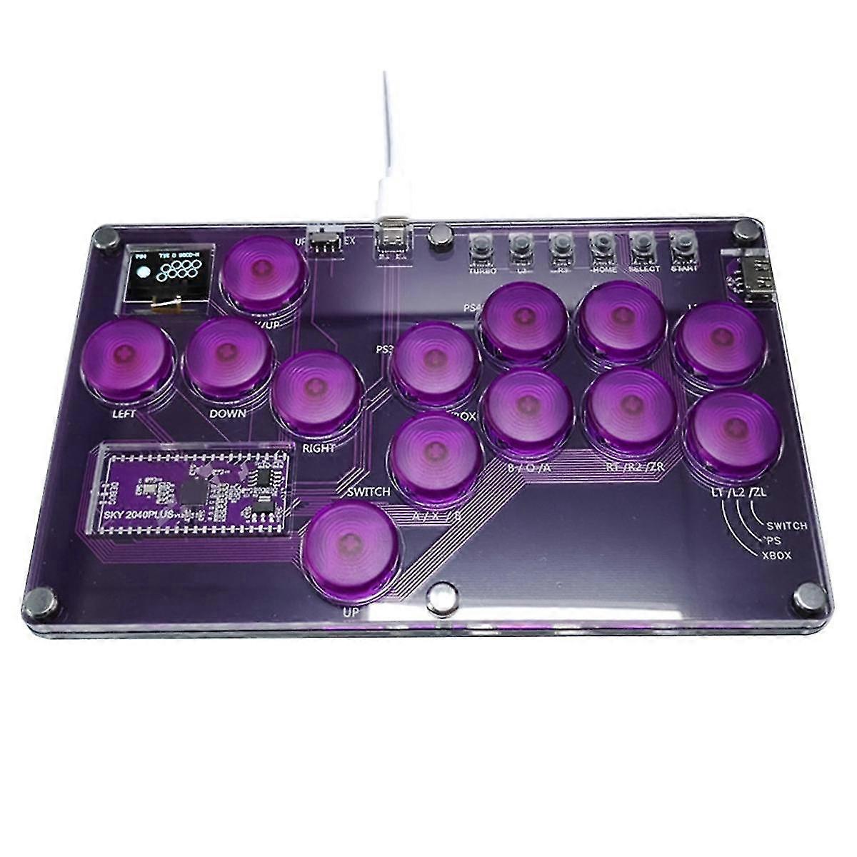 13Key Joystick Keyboard Arcade Stick Controller For //Switch/Steam Arcade Controller Fight Sticks C